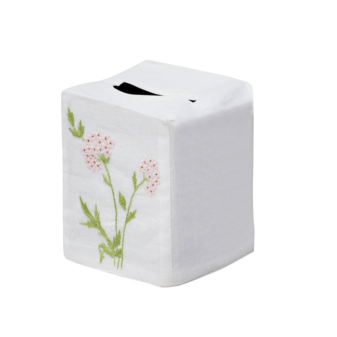 Embroidered Tissue Box Cover