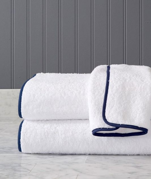 Roma Terry Bath Towels with Trim
