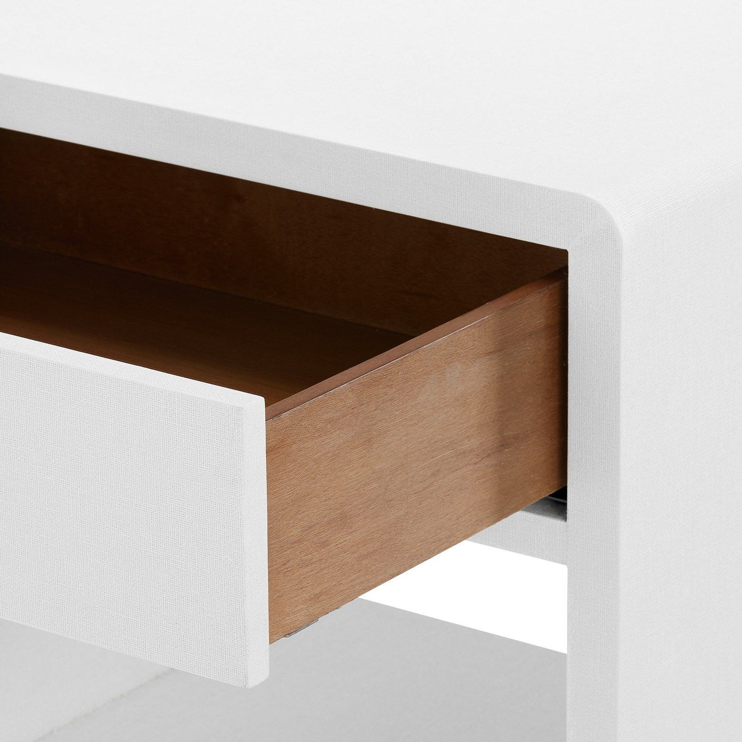Benjamin Nightstand in White Chiffon