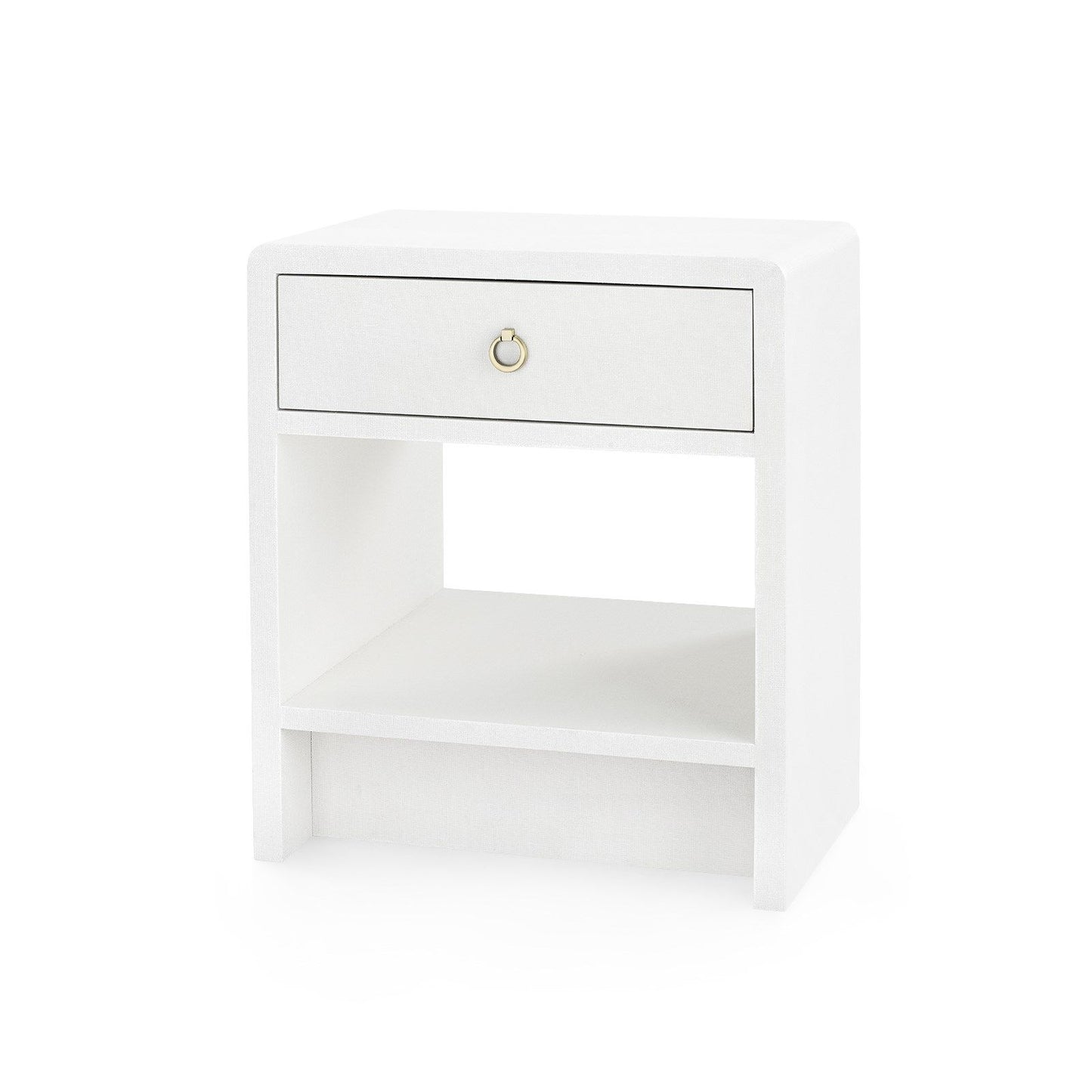 Benjamin Nightstand in White Chiffon