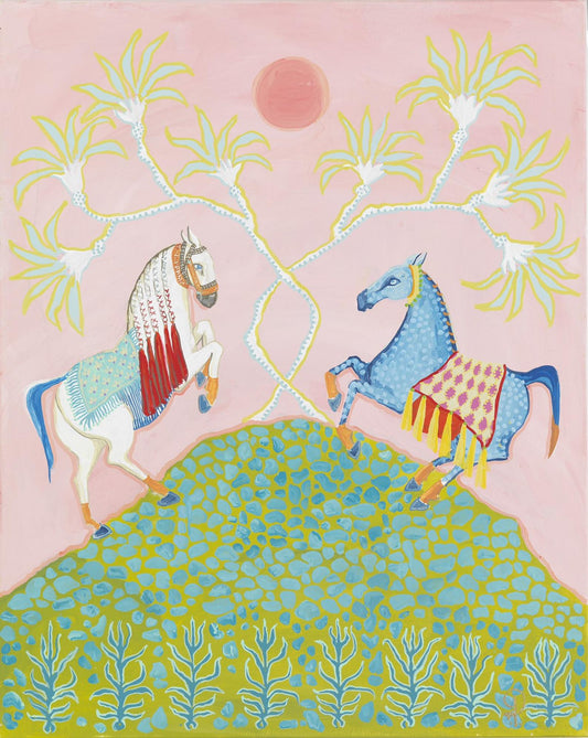 Horse Hill Art Print