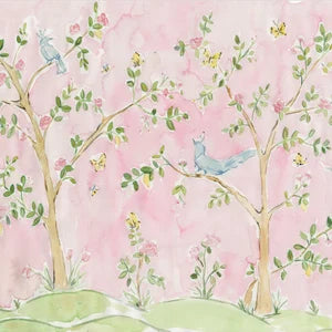 Watercolor Chinoiserie Print