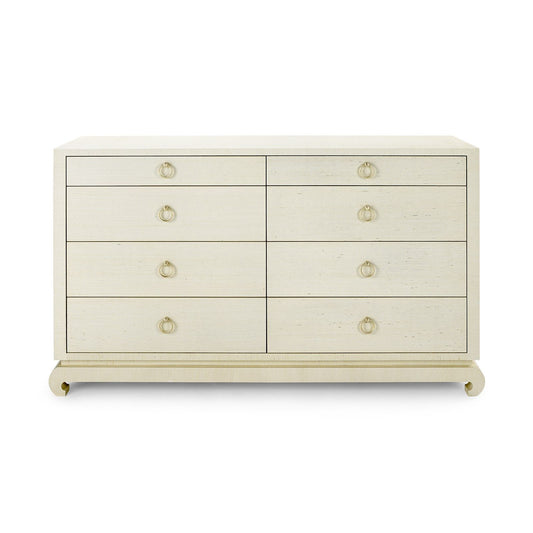 Ming Extra Large Dresser in Canvas Cream