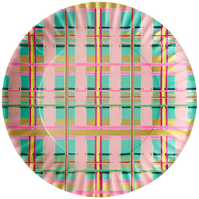Plaid "Paper" Platter