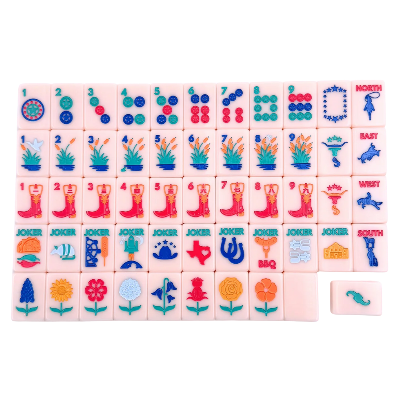 Lone Star Mahjong Tiles