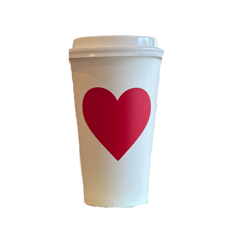 Heart Hot Cups