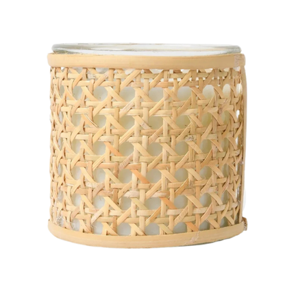 Basketweave Gardenia Candle – 2 Wick