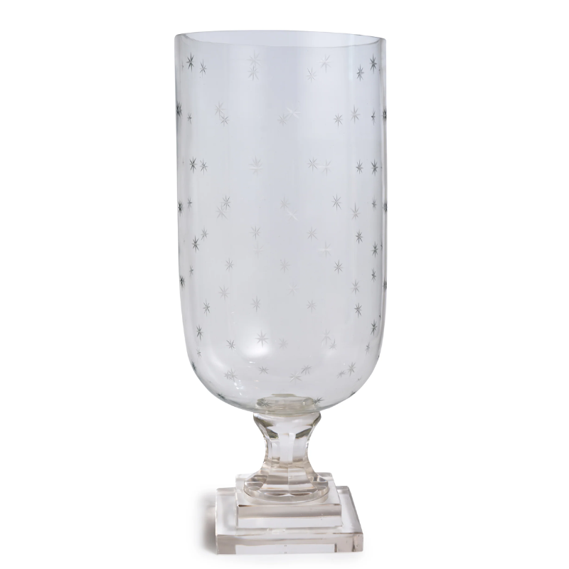 Tall Star Hurricane Vase
