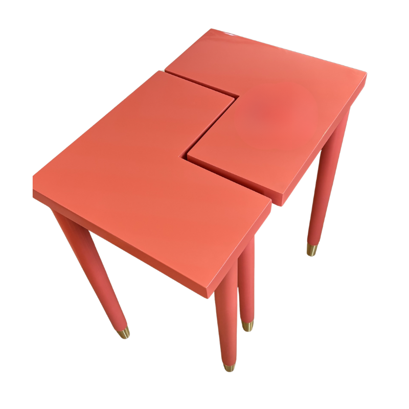 Minimal Puzzle Cocktail Tables (Pair)