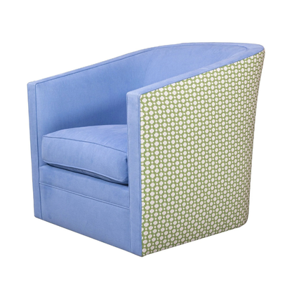 Swivel Barrel Chair