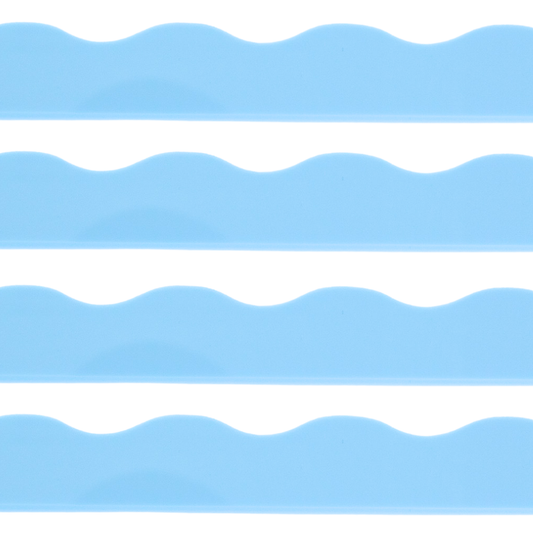Blue Acrylic Mahjong Pushers, Set of 4