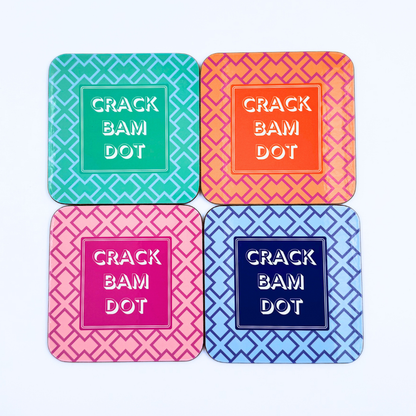Mahjong Coasters, Set of 4
