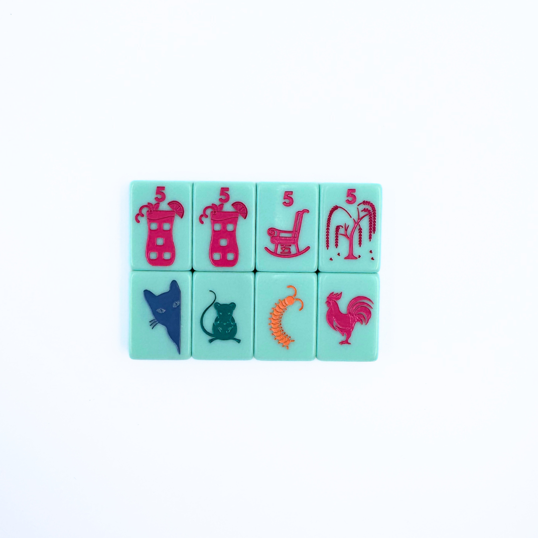 Southern Charm Mahjong Tiles