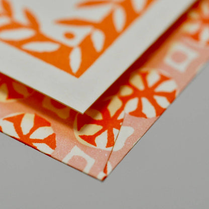 Set of Notecards - Tangerine