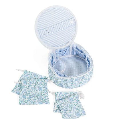 Quilted Jewelry Round in Hamptons Floral