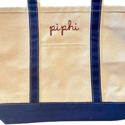 Sorority Canvas Tote