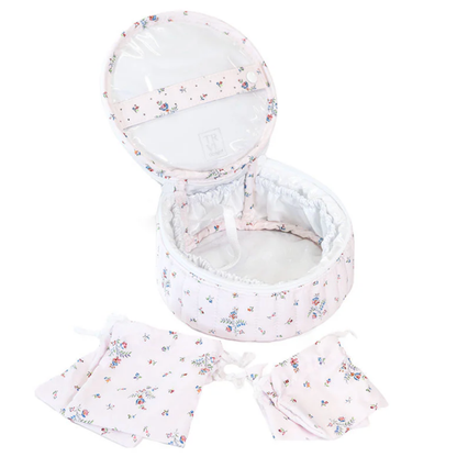 Quilted Jewelry Round in Fleurie