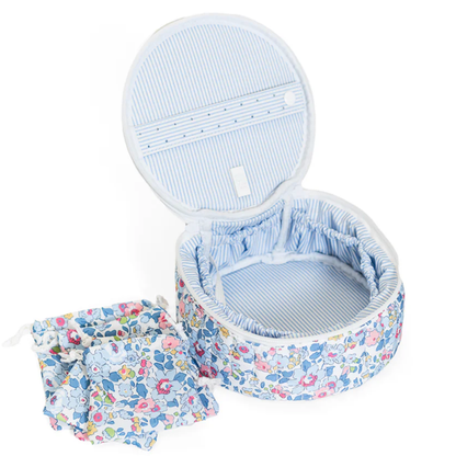 Quilted Jewelry Round in Bridgehampton Floral