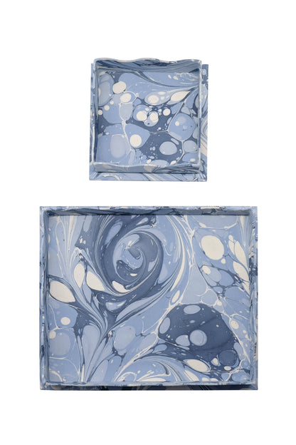 Large Nesting Tray in Ocean Wave