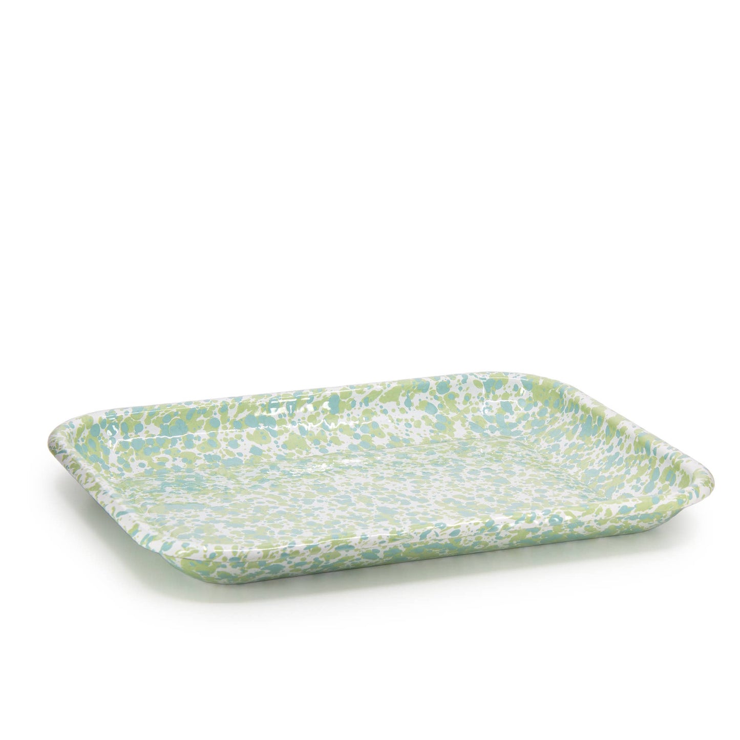Enamelware Rectangular Tray in Jardin