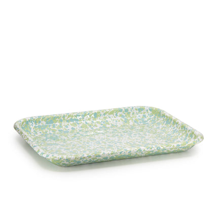 Enamelware Rectangular Tray in Jardin