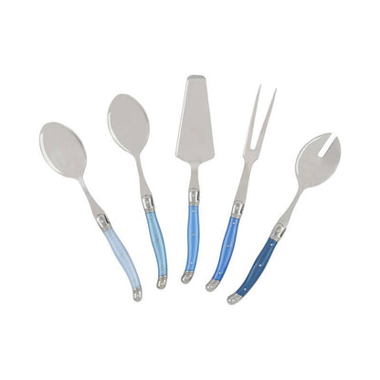 5 Piece Hostess Set in Shades of Blue