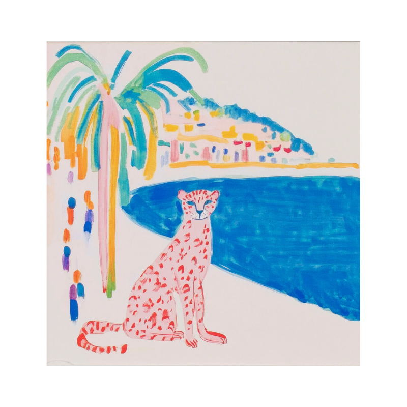 Pink Shadows Framed Giclée Print