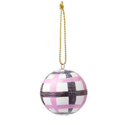 Gingham Ornaments
