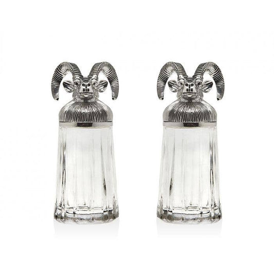 Rams Head Salt & Pepper Shakers