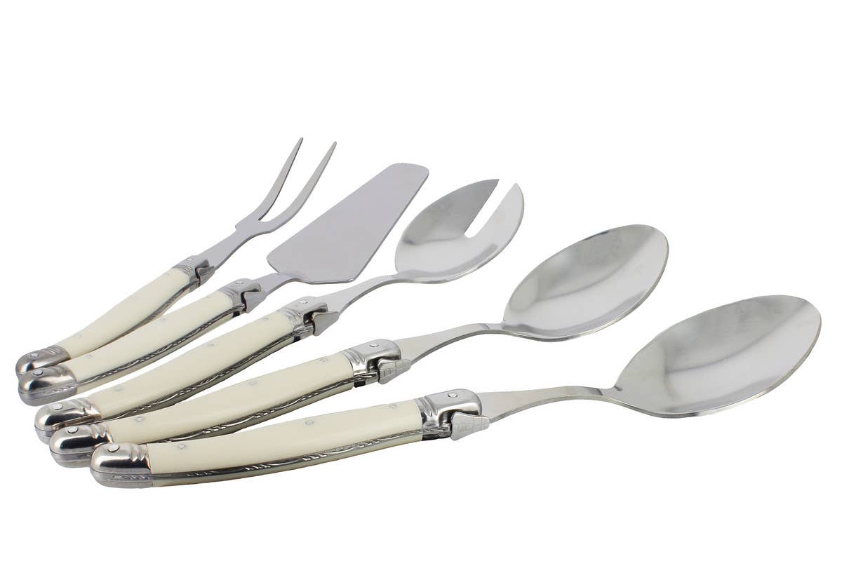 5 Piece Hostess Set in Ivory