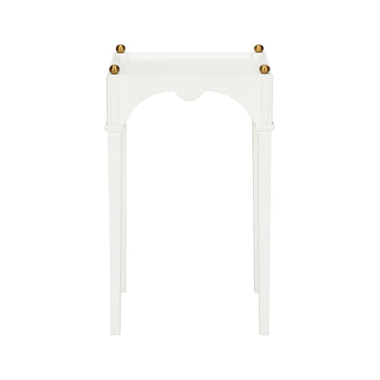 Kent Drinks table in White