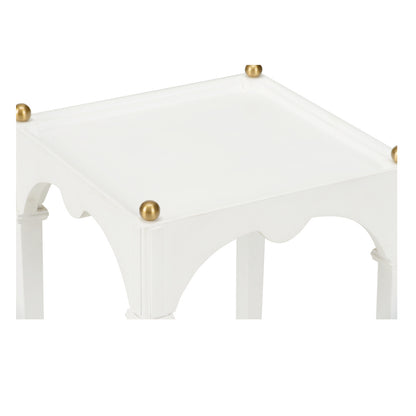 Kent Drinks table in White