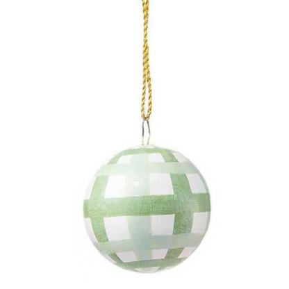 Gingham Ornaments