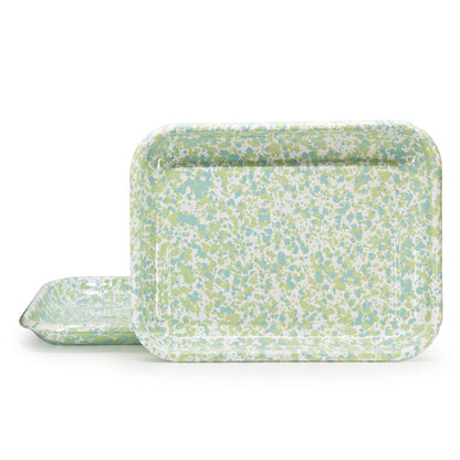 Enamelware Rectangular Tray in Jardin