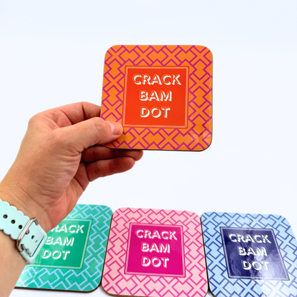 Mahjong Coasters, Set of 4