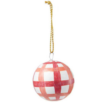 Gingham Ornaments