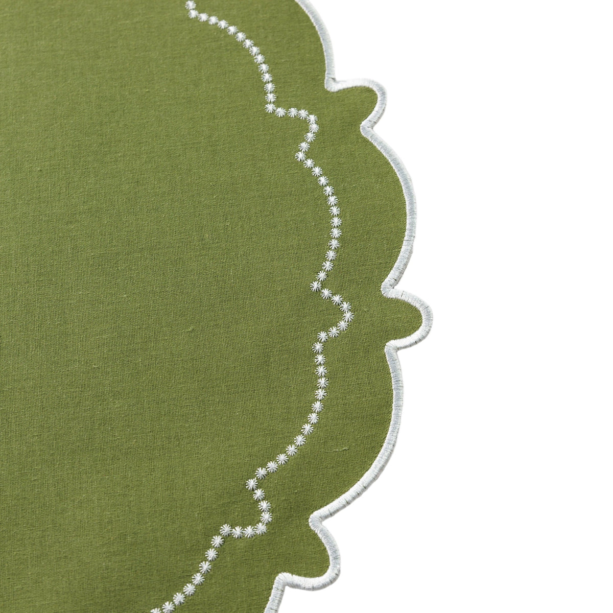 Set of 4 Scalloped Edge Placemats