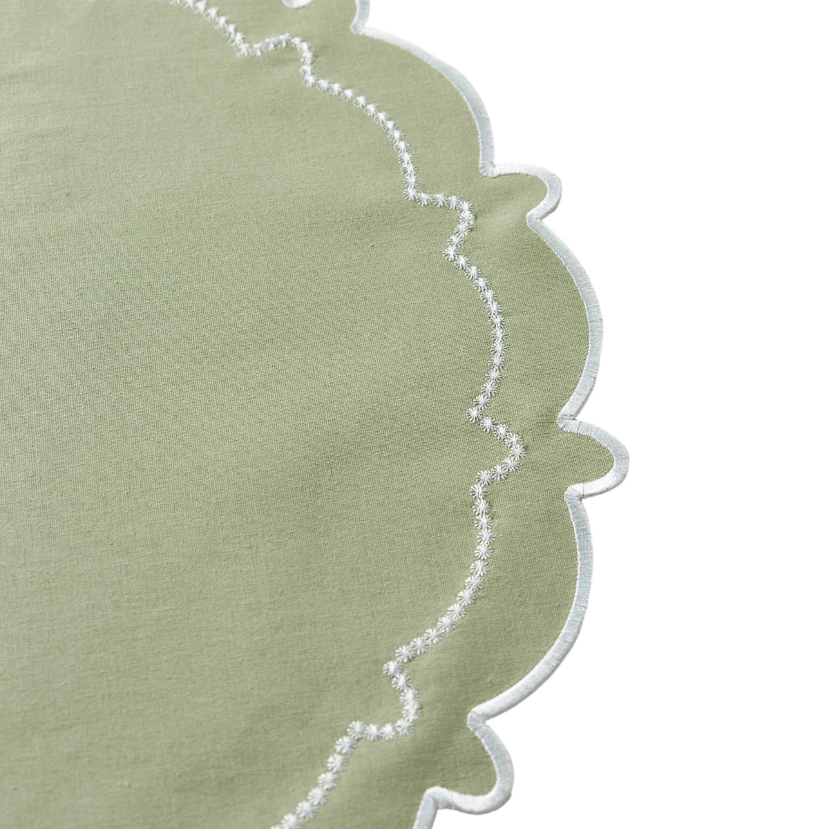 Set of 4 Scalloped Edge Placemats