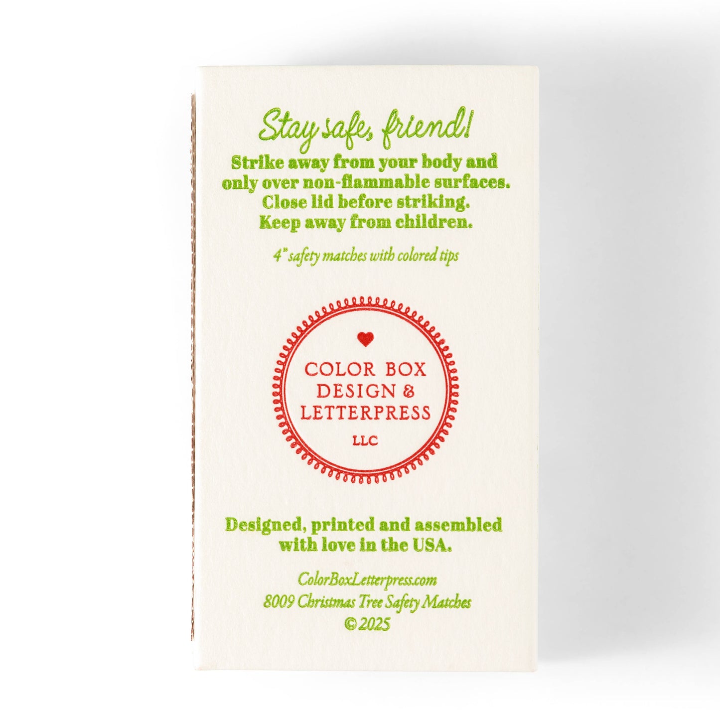 Christmas Tree Safety Matches