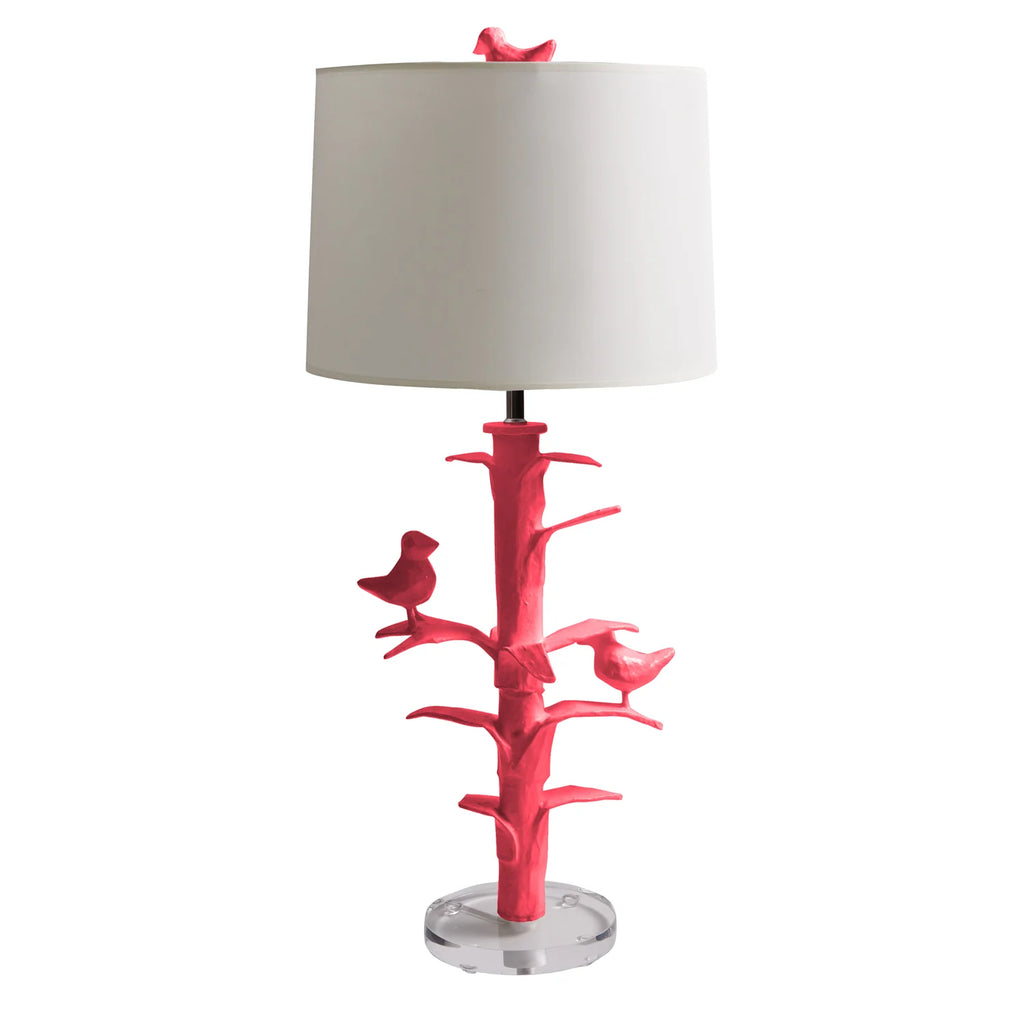 Sarah Bird Lamp in White