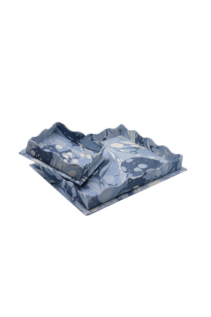 Large Nesting Tray in Ocean Wave