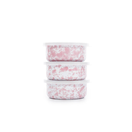 Catalina Storage Bowls in Pink