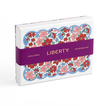 Liberty Scalloped Notecard Set