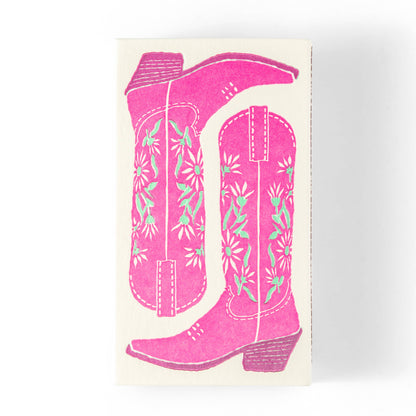 Pink Cowgirl Boots Safety Matches