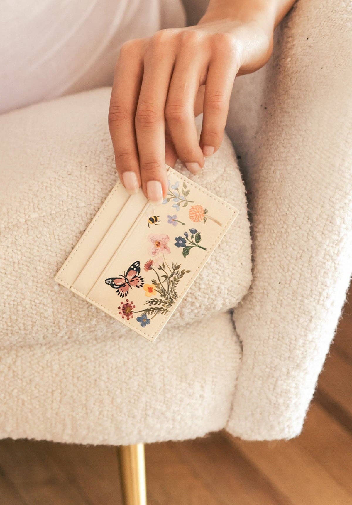 Pressed Flowers Cardholder