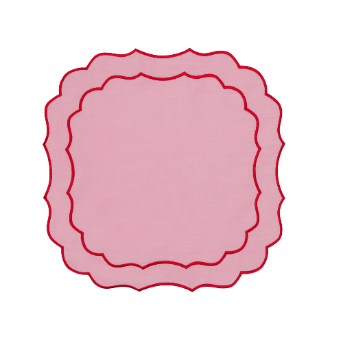 Pink and Red Placemat/Napkin