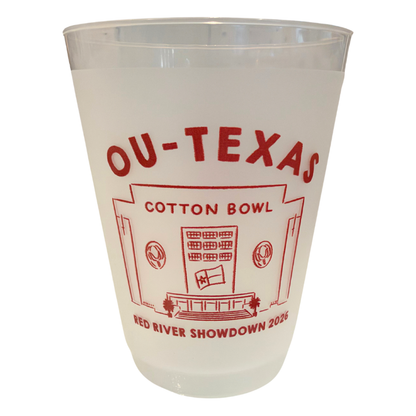 Oklahoma Red River Rivalry Cups