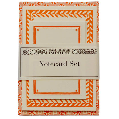 Set of Notecards - Tangerine