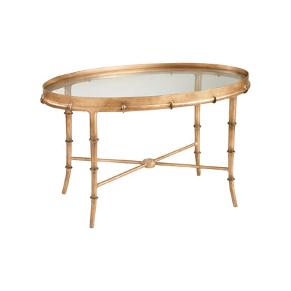 Chelsea Gold Bamboo Cocktail Table
