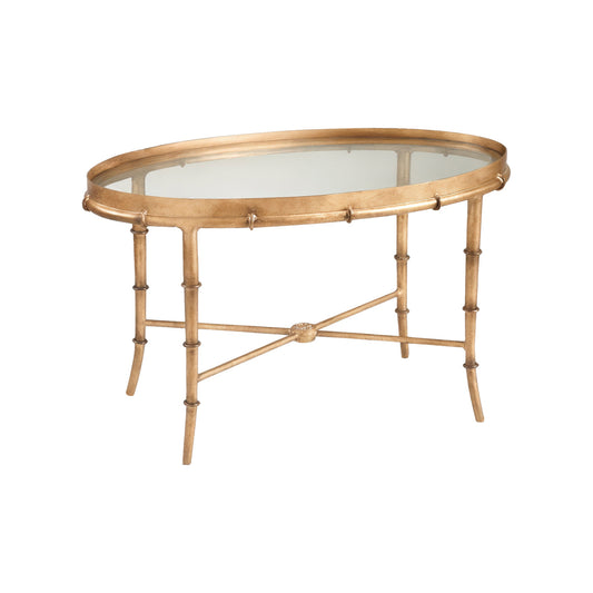 Chelsea Gold Bamboo Cocktail Table